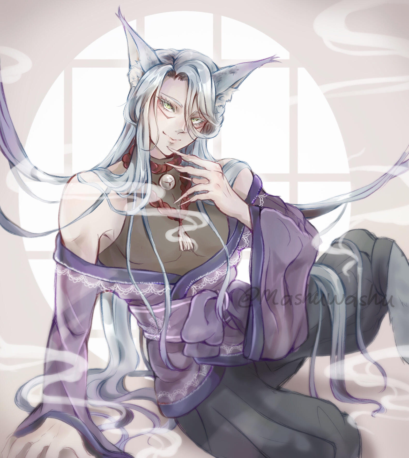 Fanart of Kiha Foxie and Dio Chandra