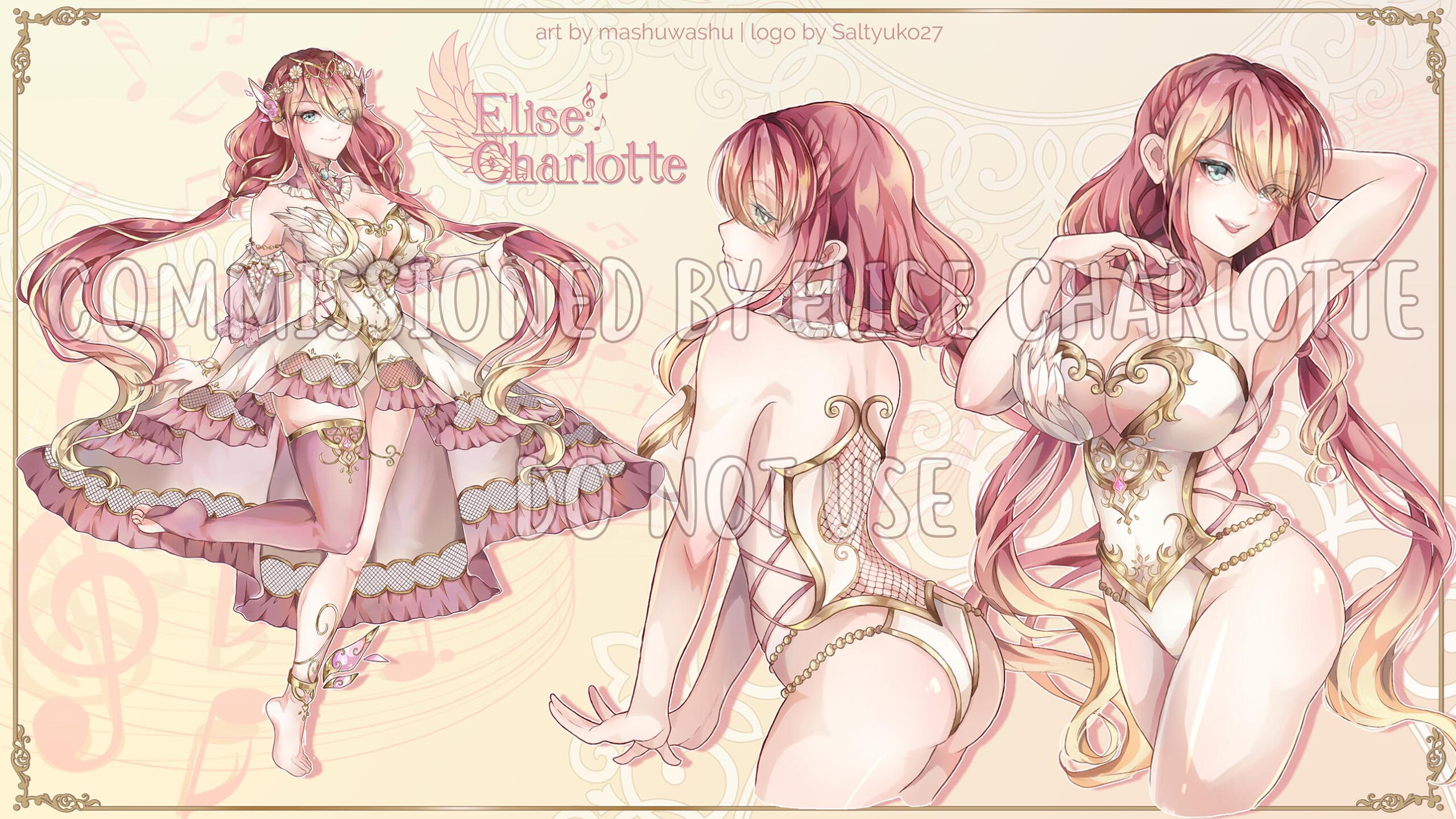 Elise Charlotte design and reference sheet