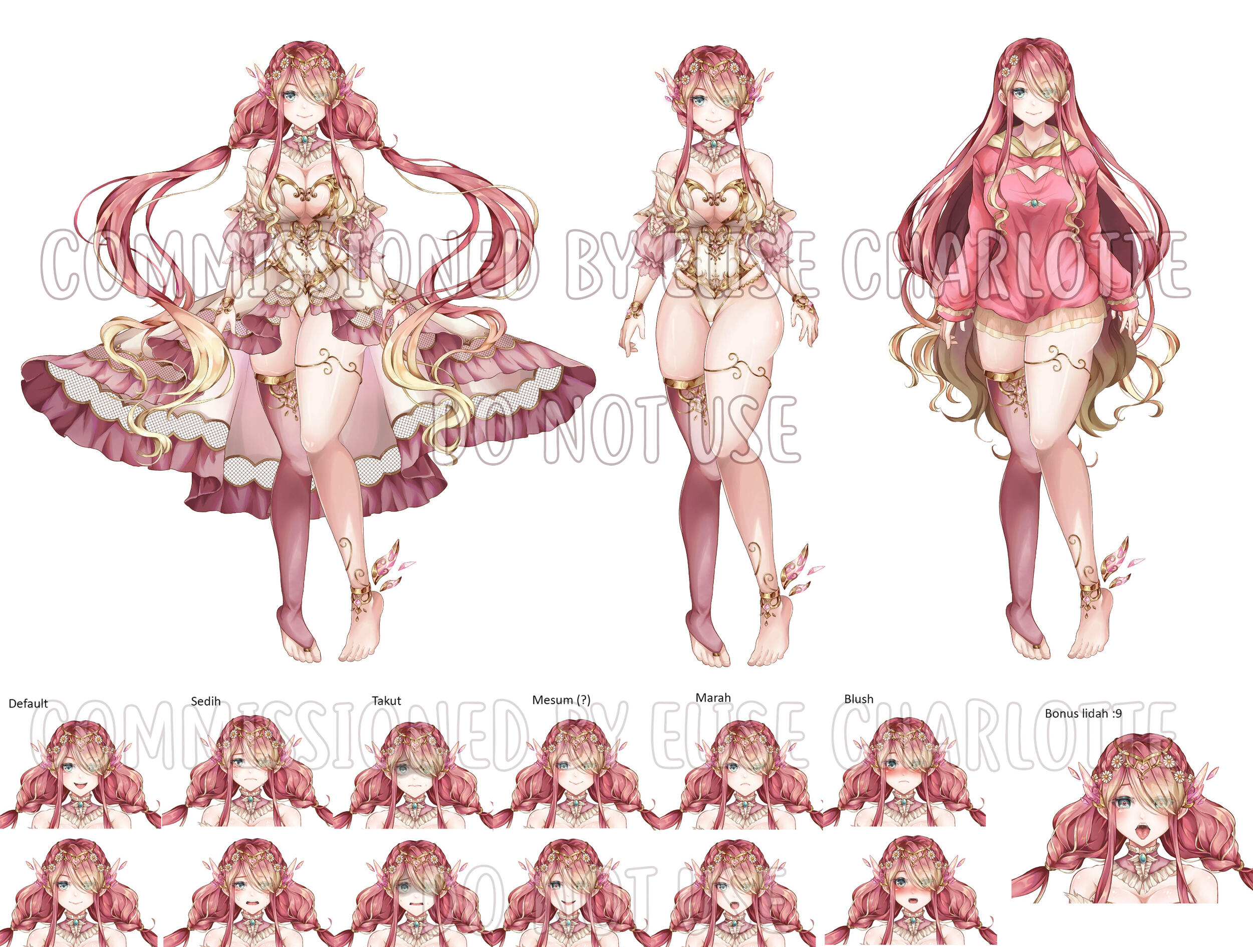 Elise Charlotte Live2D model